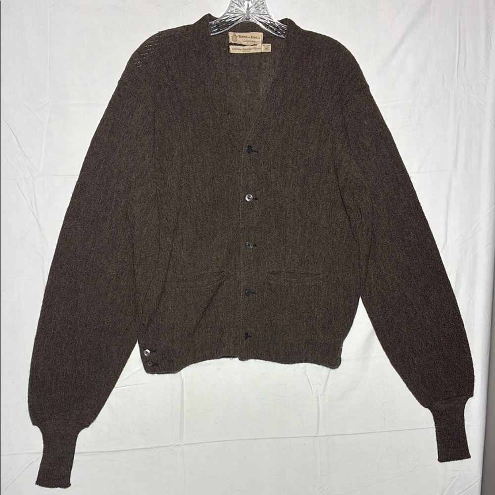 Men's 100% Pure Imported Alpaca  Cardigan Sweater